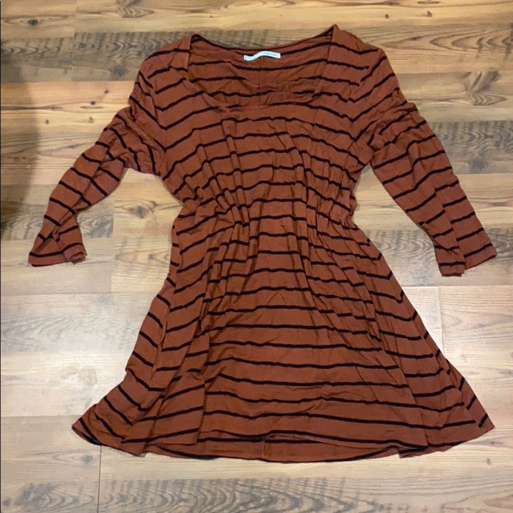 Stripped 3/4 sleeve dress - Maurices - XL
